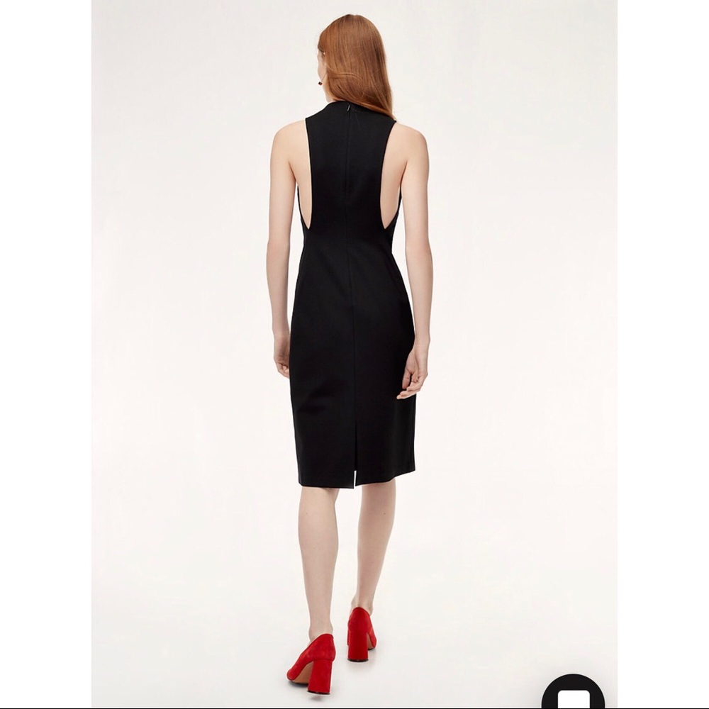 Aritzia Racer Crystal Grey Back Dress